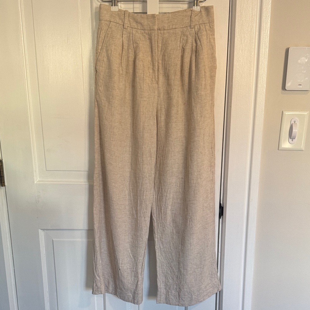 Women’s Sloane Tailored Linen Wide Leg Pant